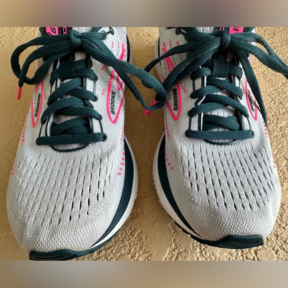 Brooks Glycerin 19 Gray Pink Running Shoes  1203431B110 Women’s Size 9 CLEAN - Picture 8 of 15